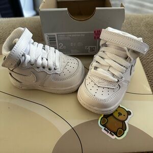 Baby Air Force 1s high top size 2c